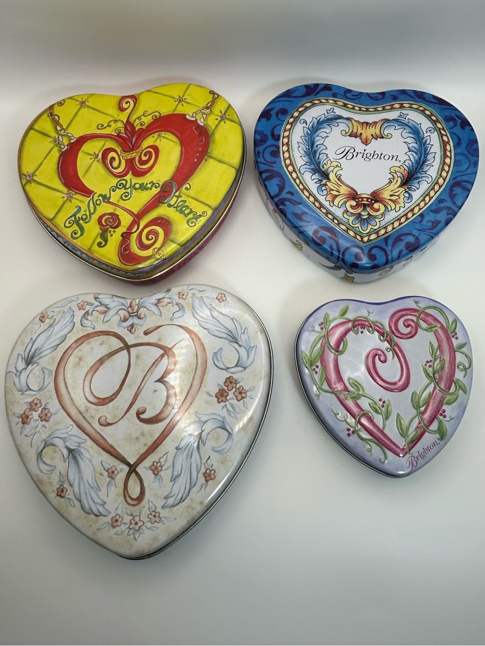 Brighton Collectible Tins Lot of 4